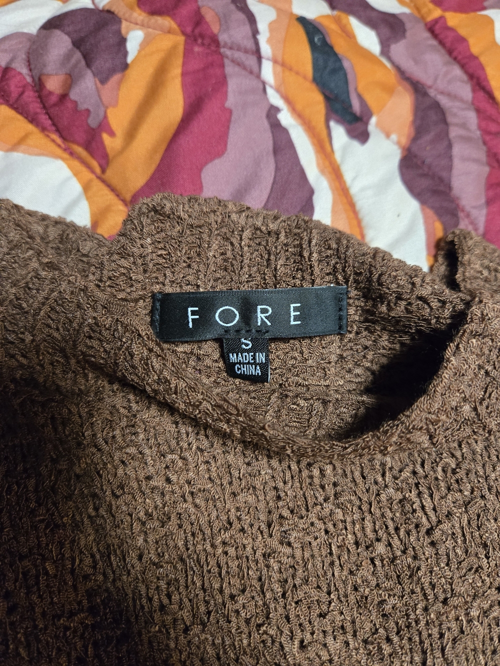 FORE Collection Size Small NWOT - Picture 2 of 6